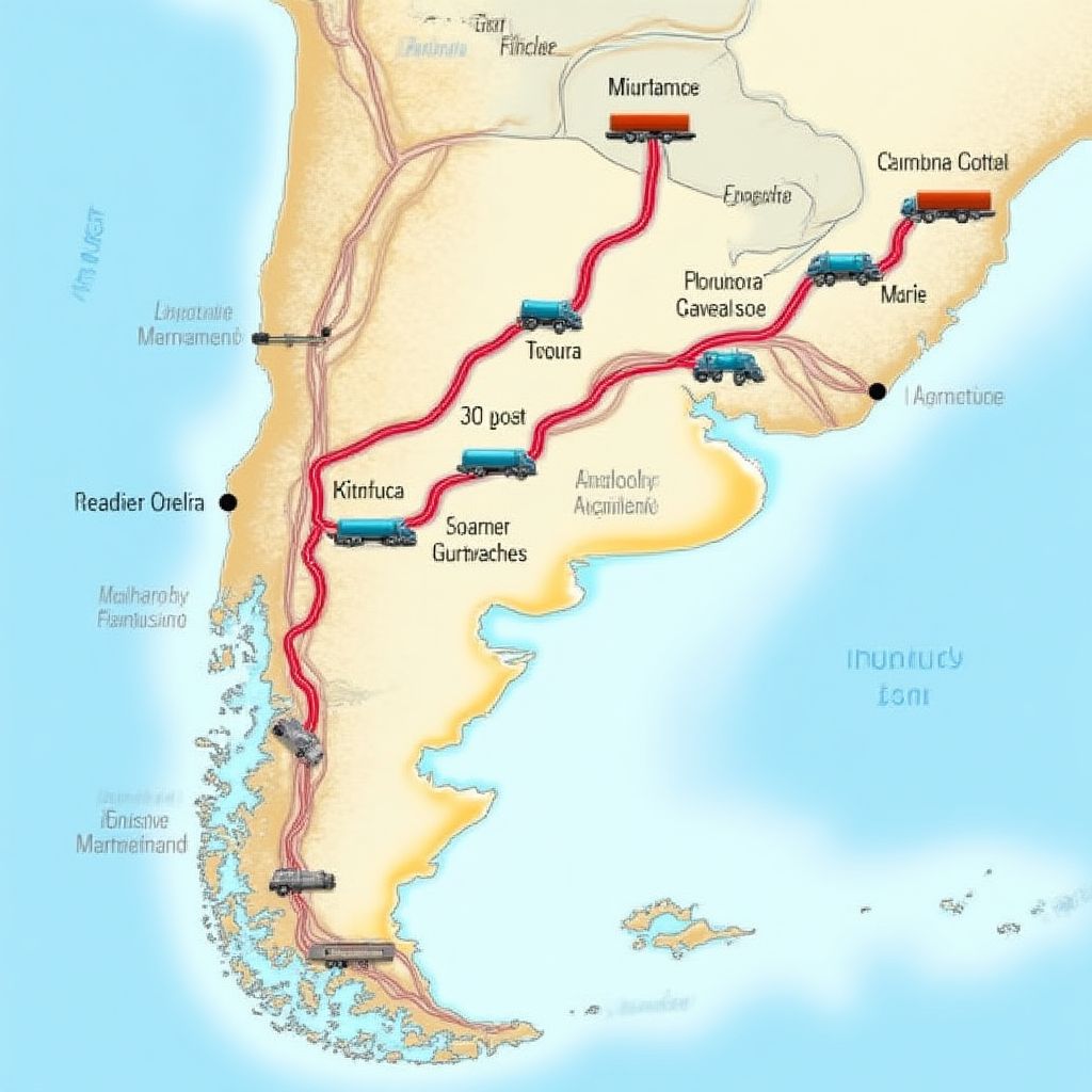 Red de distribución de combustibles